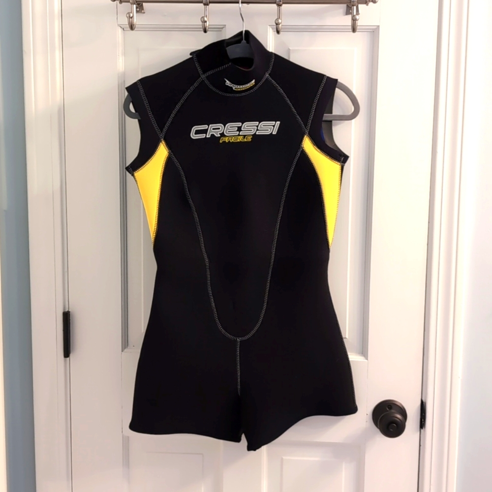 NWOT Cressi Women's 5mm Facile Sleeveless Shorty Wetsuit - Size Small (2)